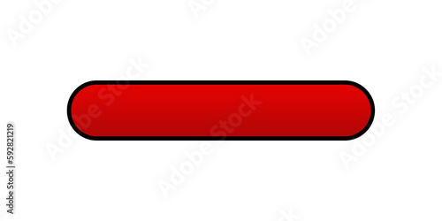 Lower third red and black for YouTube element design transparent