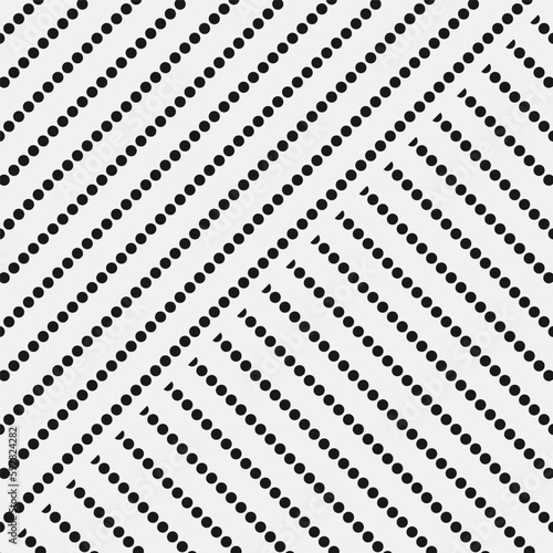Graphic modern template with rows of black dots