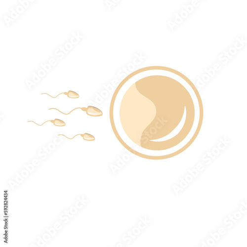Sperm vector icon
