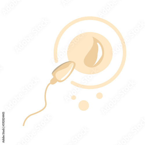 Sperm vector icon