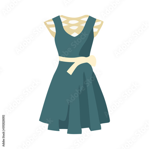 Fashion icon in a dress