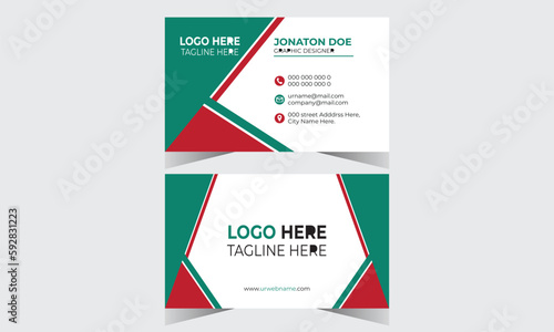 Creative and modern business card template Minimal Individual Business Card Layout Modern Business Card - Creative and Clean Business Card Template.