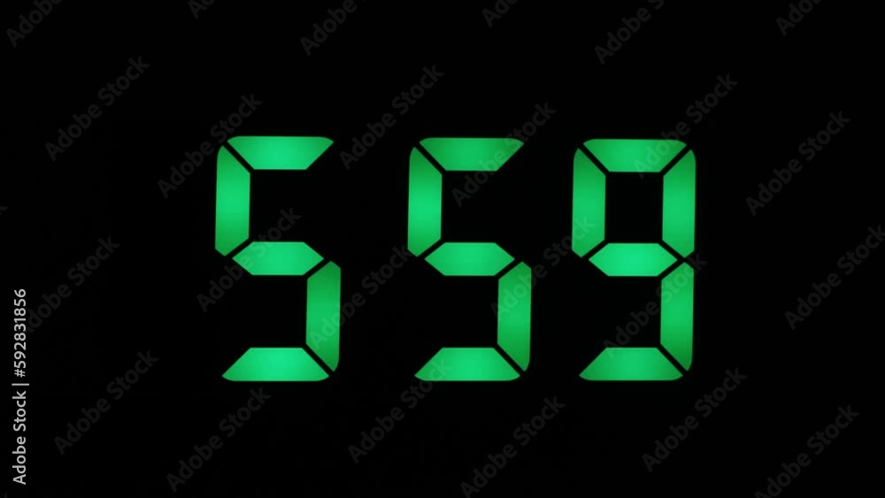 6-00 am green LED digits on black, early wake up concept 6-00 am green LED digits on black, early wake up concept