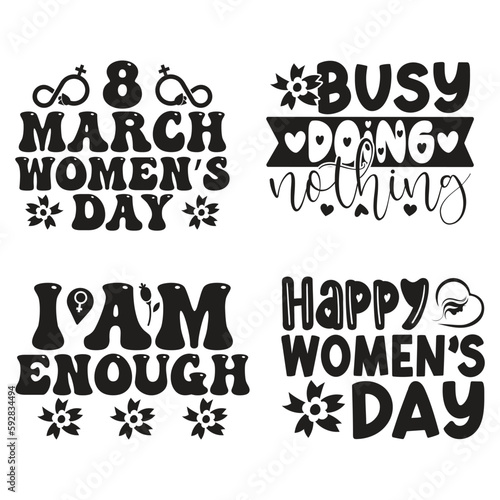 Boho Retro Style Happy Women s Day Day SVG And T-shirt Design Bundle  Mom Mama Mommy SVG Quotes Design t shirt Bundle  Vector EPS Editable Files  can you download this Design Bundle.