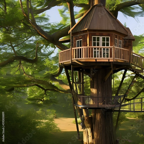 treehouse23, Generative AI © Ai.Art.Creations