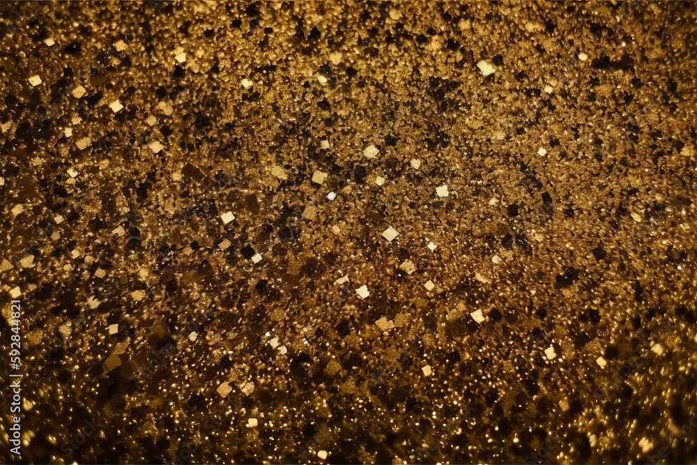 Gorgeous gold and black glitter texture background or wallpaper created with Generative AI Gorgeous gold and black glitter texture background or wallpaper created with Generative AI