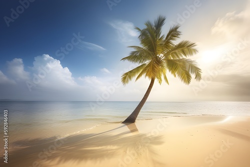 palm tree on the beach