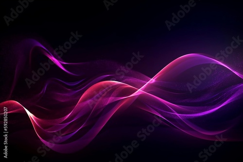 Purple smoke and space abstract background