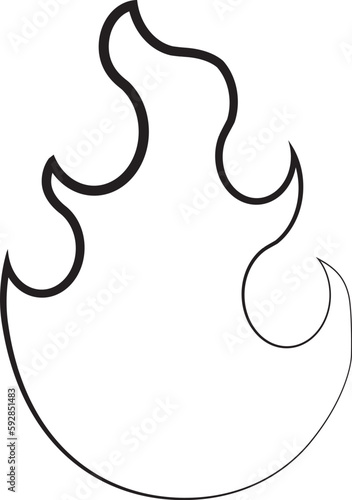 Fire outline