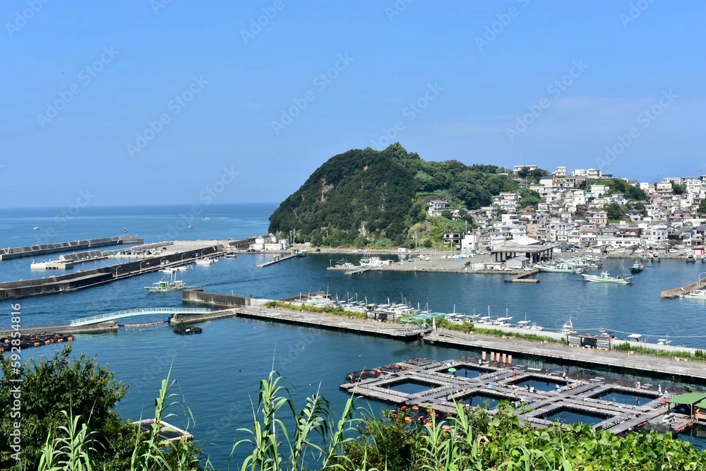 雑賀崎漁港の風景