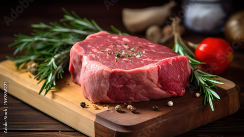 Sizzling Steak with Fresh Herbs