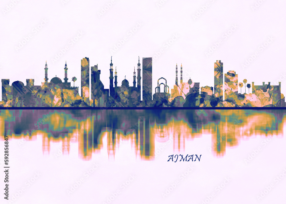Fototapeta premium Ajman Skyline