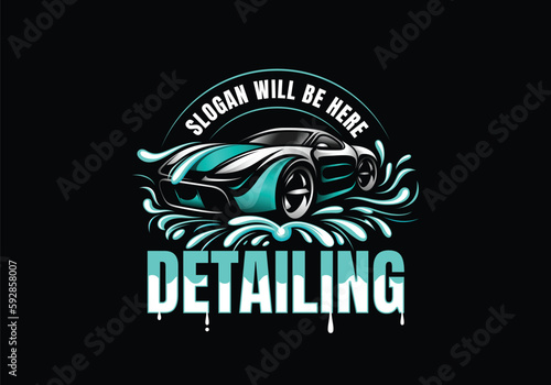 Car wash logo car cleaning logo car detailing logo auto detailing logo car polish logo car service logo car clean logo car cleaning logo vector