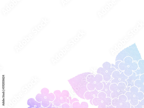 アジサイの背景