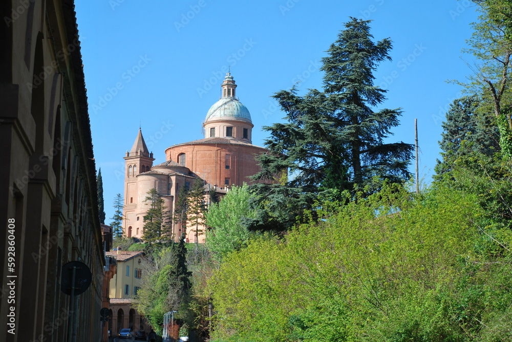 View of the basilica of San Luca