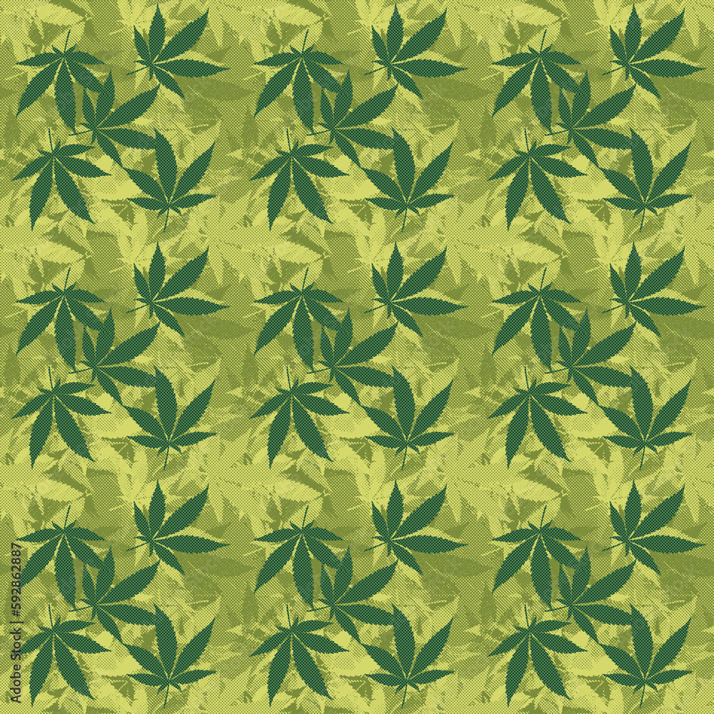 Abstract cannabis leaf design background image. Abstract cannabis leaf design background image.
