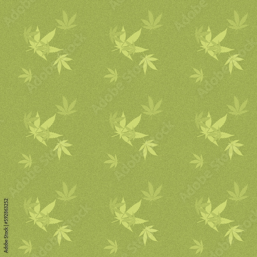 Abstract cannabis leaf design background image.