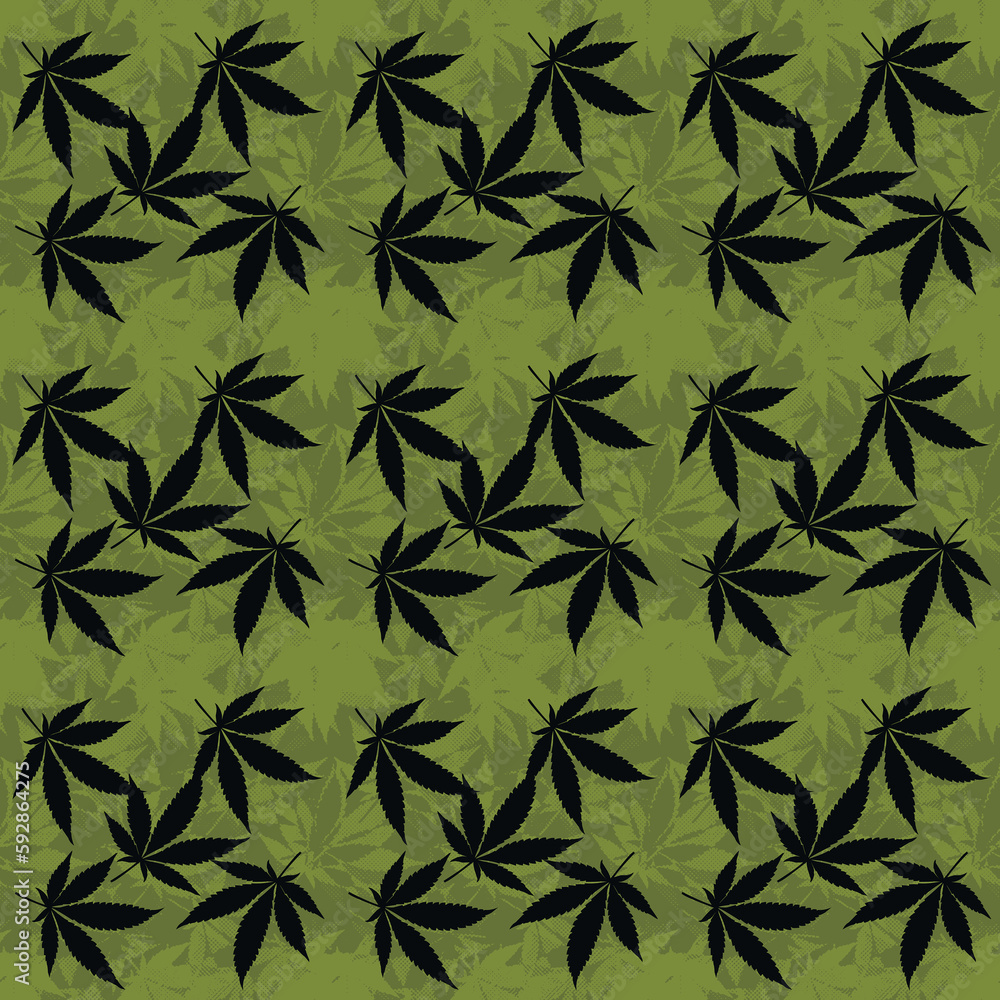 Abstract cannabis leaf design background image. Abstract cannabis leaf design background image.