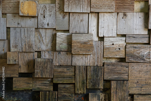 old wooden wall