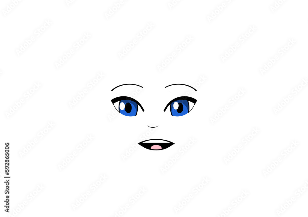 anime 2d face with expression anime 2d face with expression