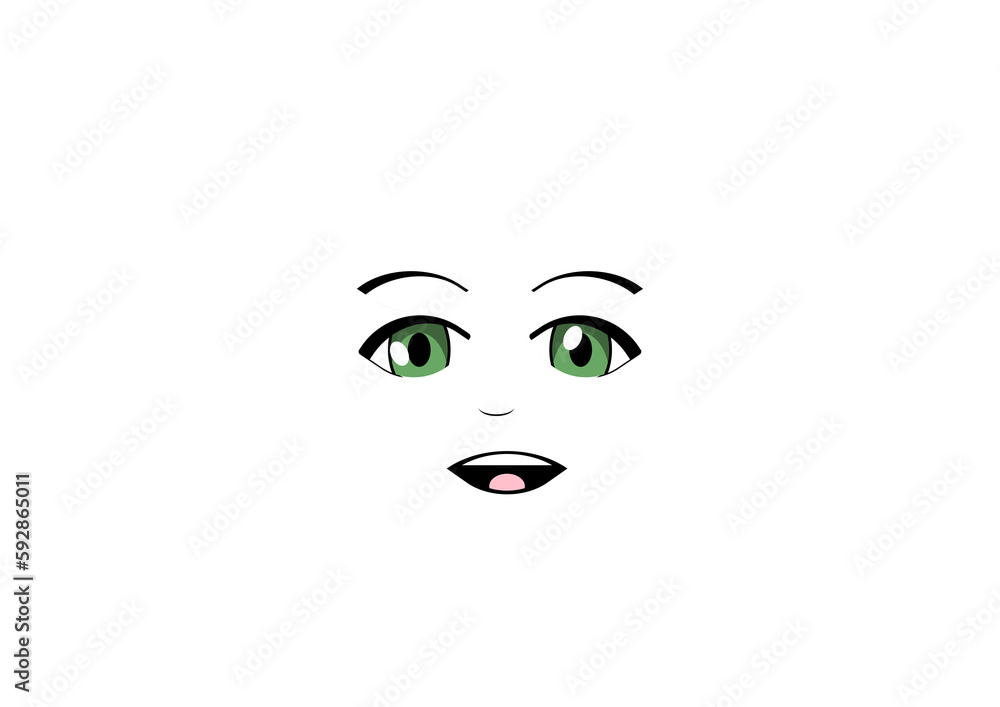 anime 2d face with expression anime 2d face with expression