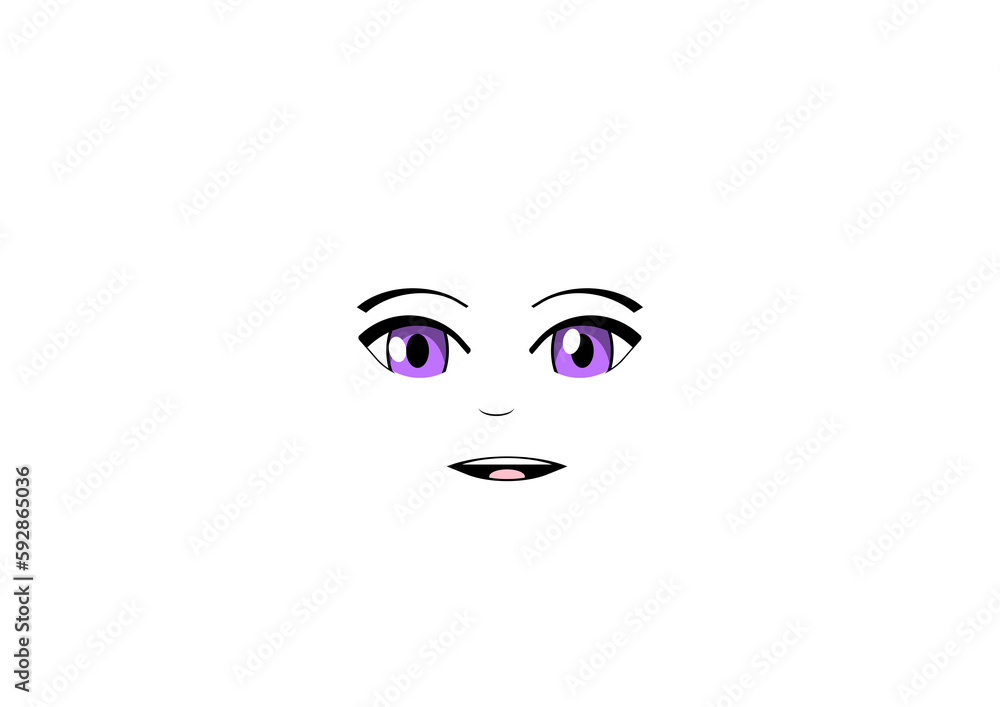 anime 2d face with expression anime 2d face with expression