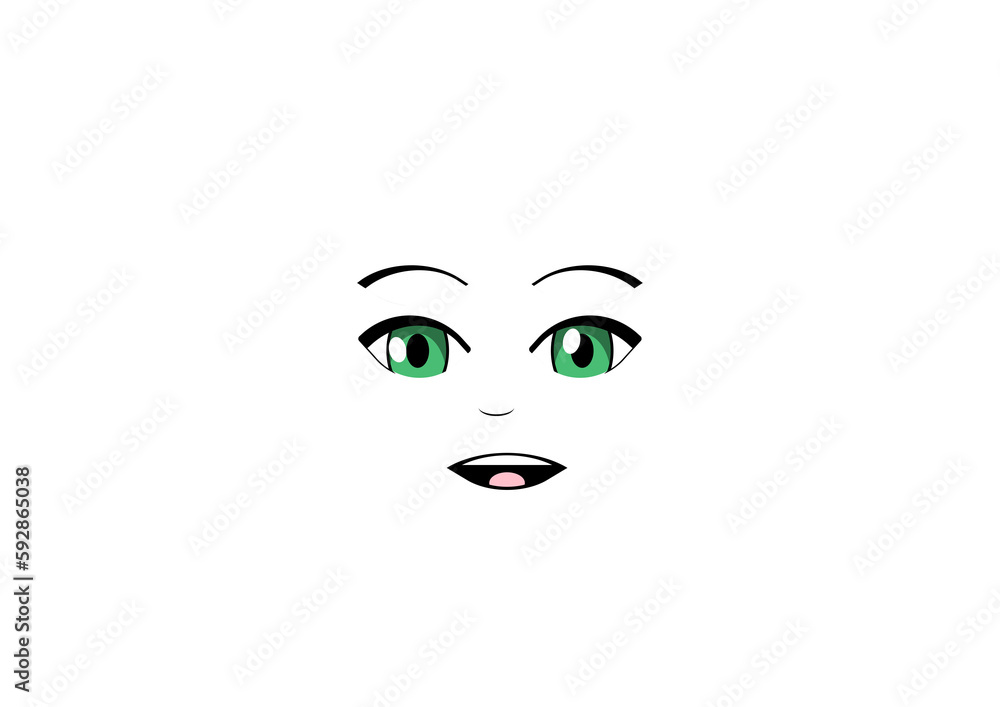 anime 2d face with expression anime 2d face with expression