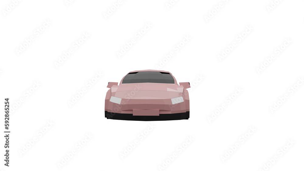3d rendered illustration of a car 3d rendered illustration of a car
