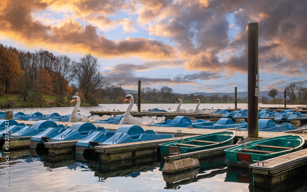 Kemnader lake, North Rhine Westphalia, Germany