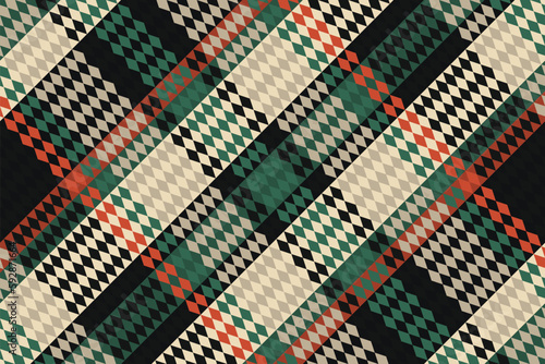 Tartan or plaid halloween color pattern.