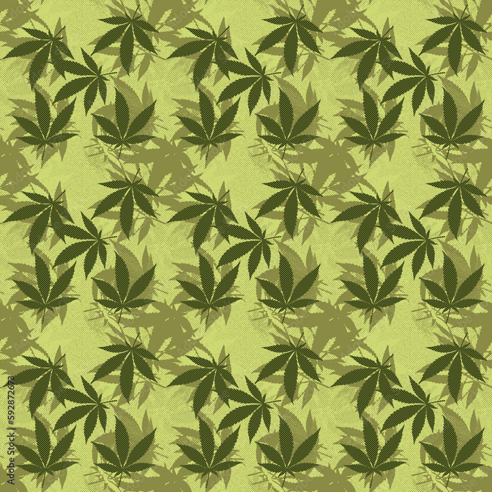 Abstract cannabis leaf design background image. Abstract cannabis leaf design background image.
