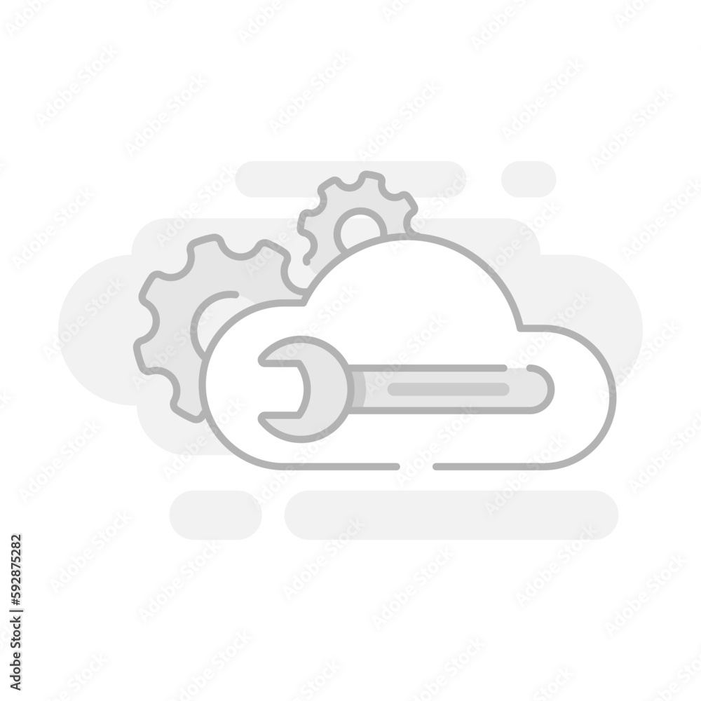 server under maintenance and repair concept illustration flat design vector eps10. modern graphic element for landing page, empty state ui, infographic, icon server under maintenance and repair concept illustration flat design vector eps10. modern graphic element for landing page, empty state ui, infographic, icon