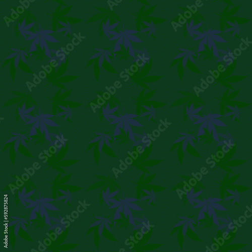 Abstract cannabis leaf design background image. © jdwfoto