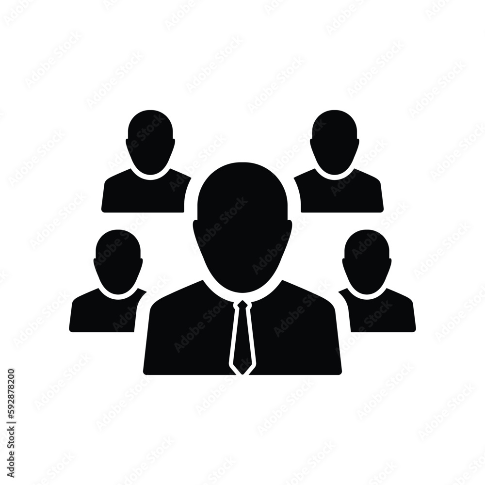 Hierarchy, team building icon. Black vector graphics. Hierarchy, team building icon. Black vector graphics.