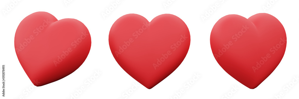 3d illustration love or heart icon for creative user interface web design symbol 3d illustration love or heart icon for creative user interface web design symbol
