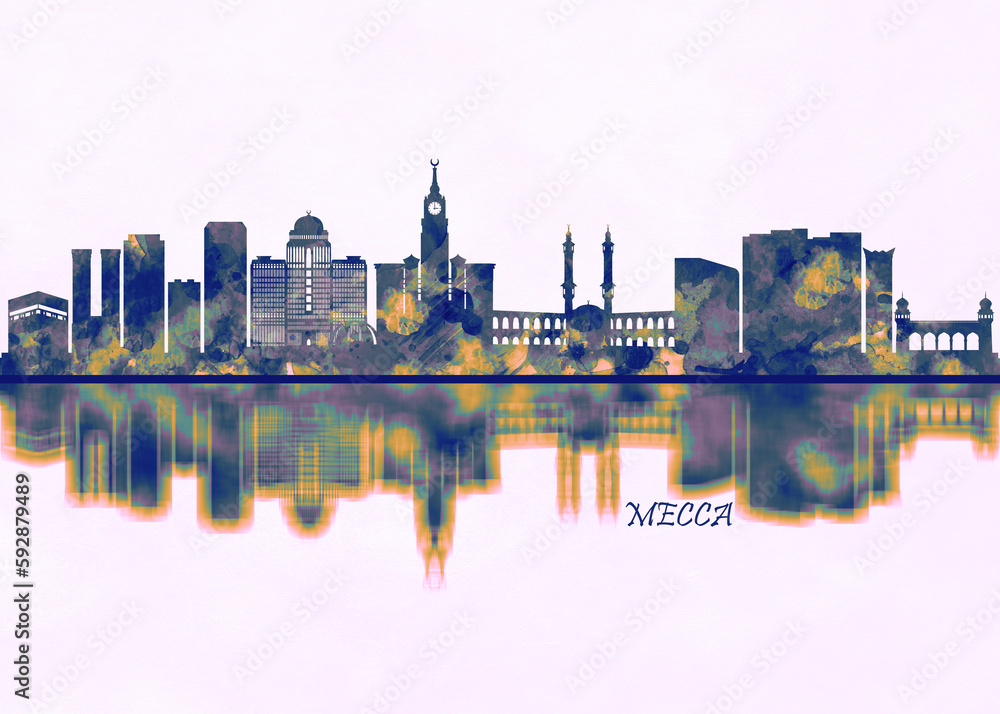 Fototapeta premium Mecca Skyline