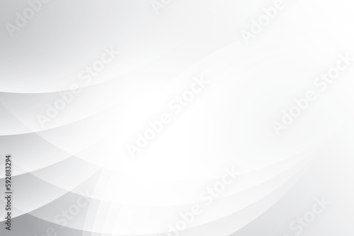 Wallpaper Mural Abstract  white and gray color, modern design stripes background with geometric round shape. Vector illustration. Torontodigital.ca