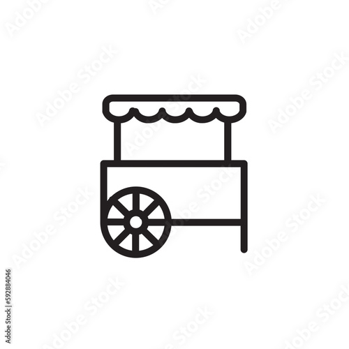 Arc Cafe Camp Outline Icon