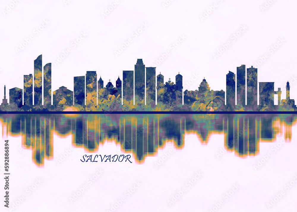 Obraz premium Salvador Skyline