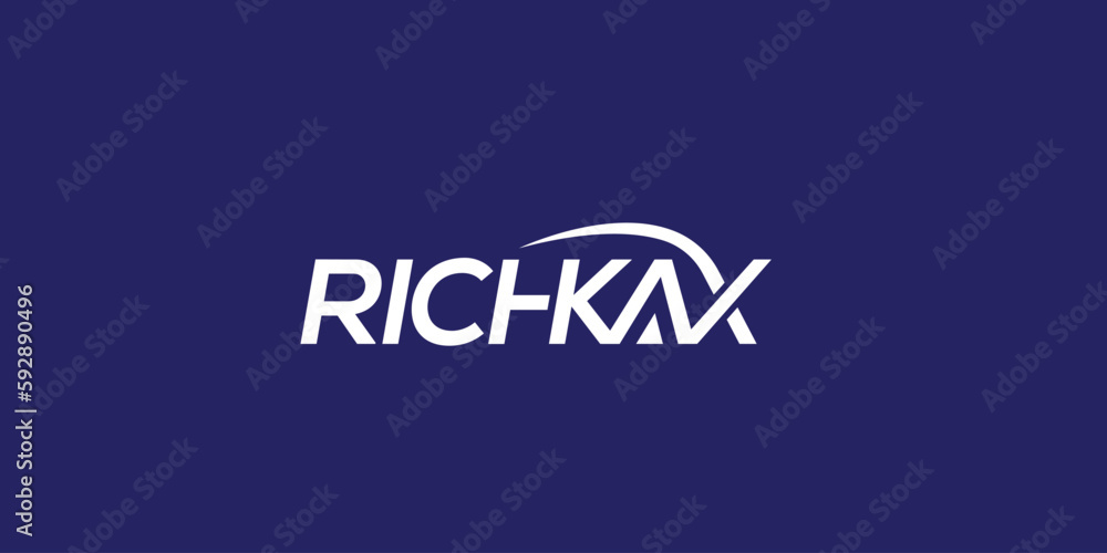 Fototapeta premium richkax typography lettering logo idea concept