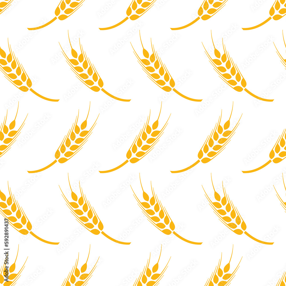 Seamless pattern of spikelets Seamless pattern of spikelets