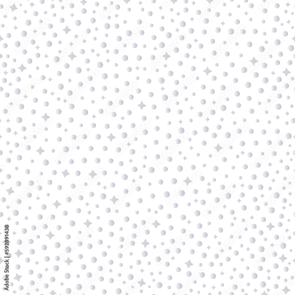 silver circles and stars - illustration. Brown background. Dots and silver stars seamless pattern. EPS 10 silver circles and stars - illustration. Brown background. Dots and silver stars seamless pattern. EPS 10