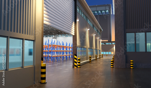Warehouse area. Storage bui...