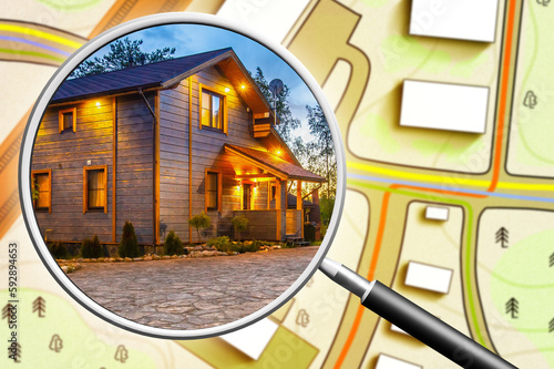 Country real estate. Two-st...