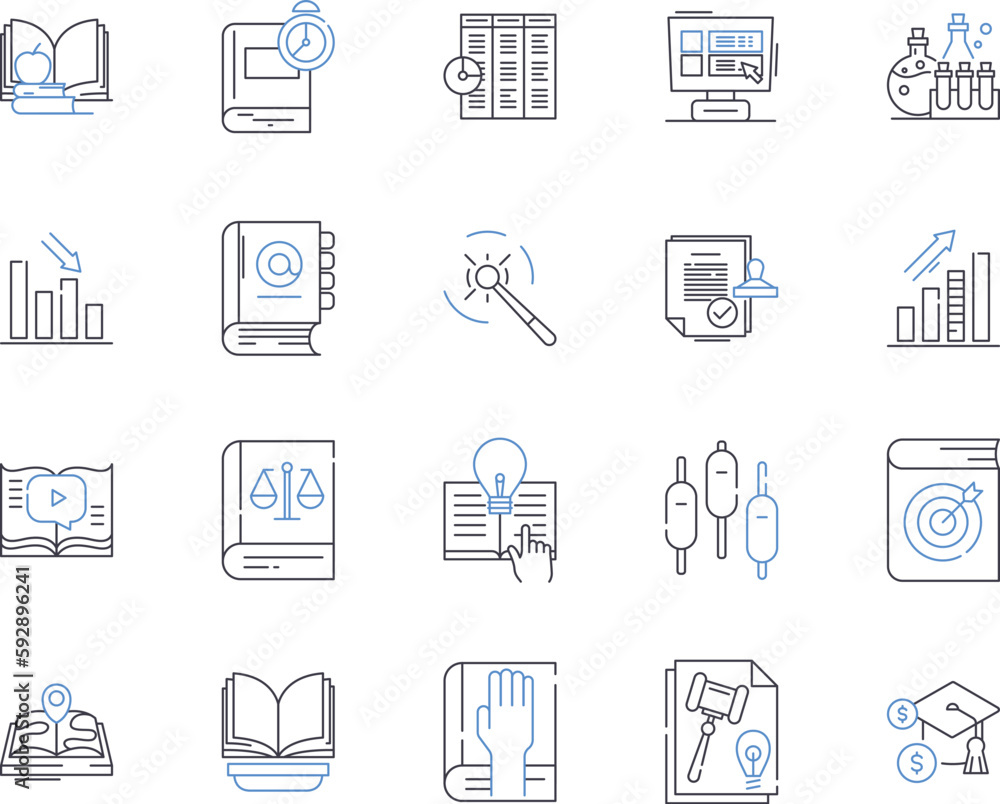 Cognitive science outline icons collection. Cognition, Neuroscience, AI, Intelligence, Psychology, Brain, Perception vector and illustration concept set. Semantics, Knowledge, Memory linear signs Cognitive science outline icons collection. Cognition, Neuroscience, AI, Intelligence, Psychology, Brain, Perception vector and illustration concept set. Semantics, Knowledge, Memory linear signs