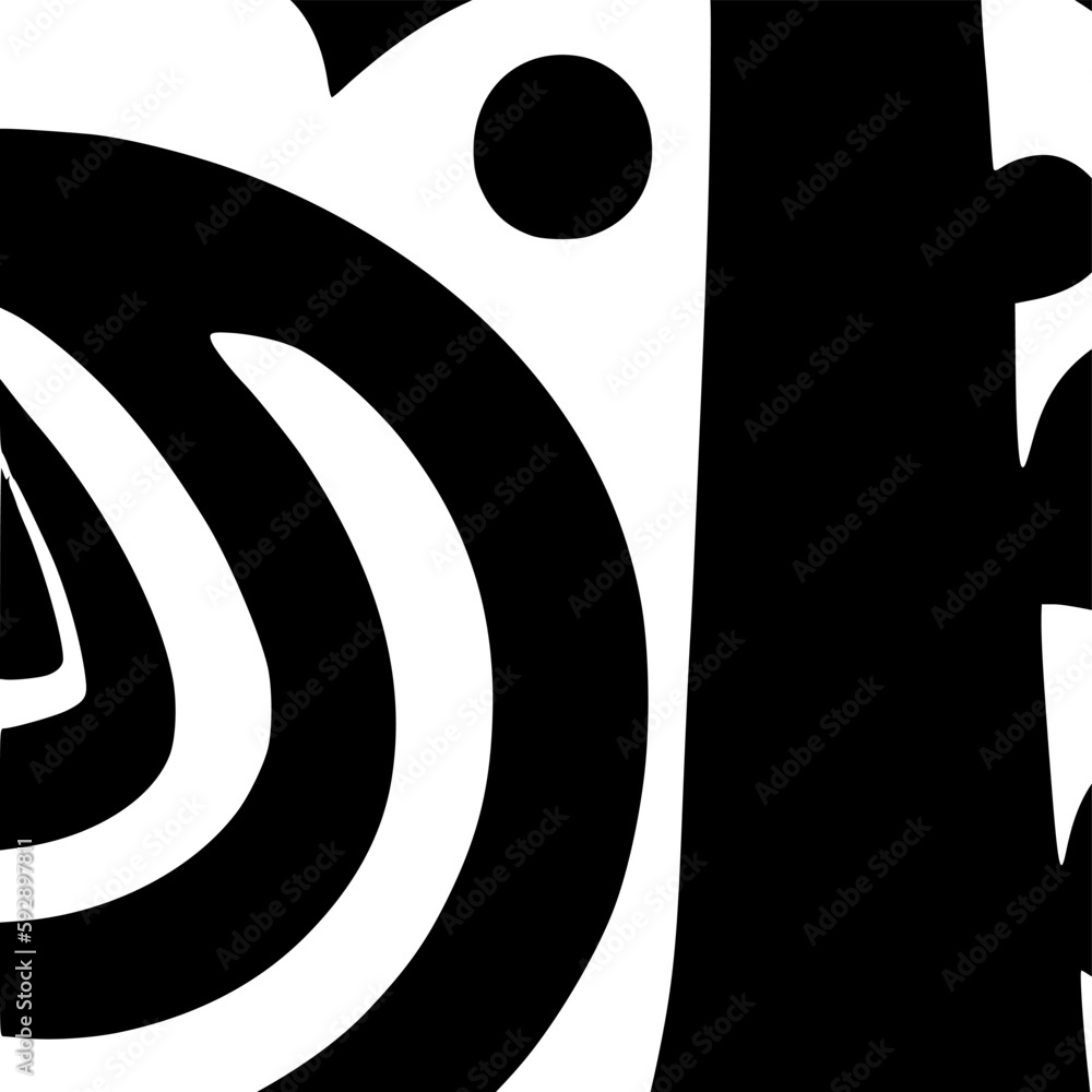 Using an abstract repeat tile design with vintage style, the seamless ...