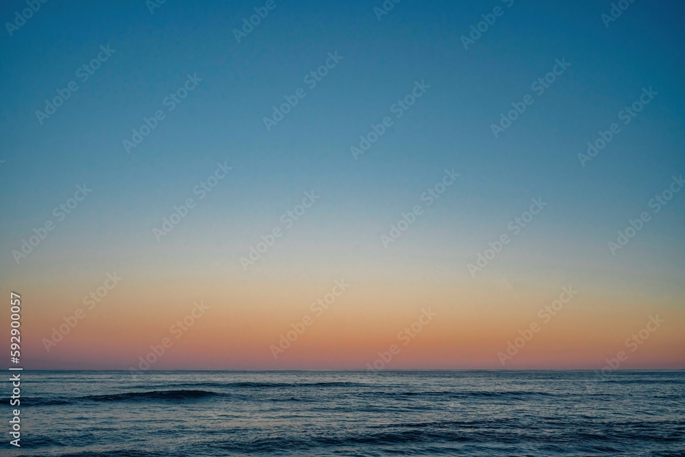 夕暮れの海 夕暮れの海