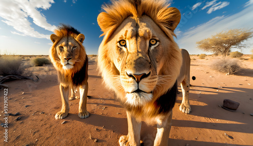 Credible_lions_in_nature_gopro_highly_delailed_