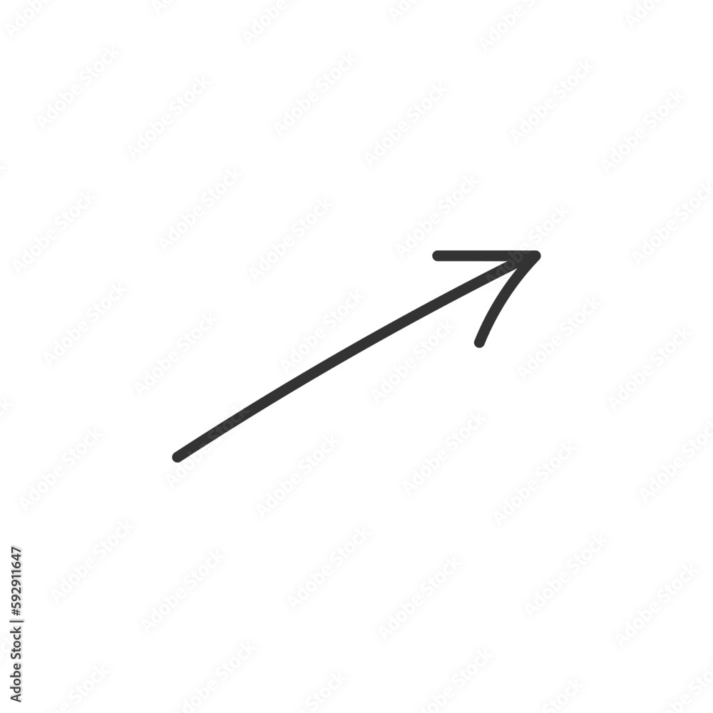 Arrow vector icon. Arrow flat sign design. Linear arrow symbol pictogram. UX UI icon. Linear icon Arrow vector icon. Arrow flat sign design. Linear arrow symbol pictogram. UX UI icon. Linear icon