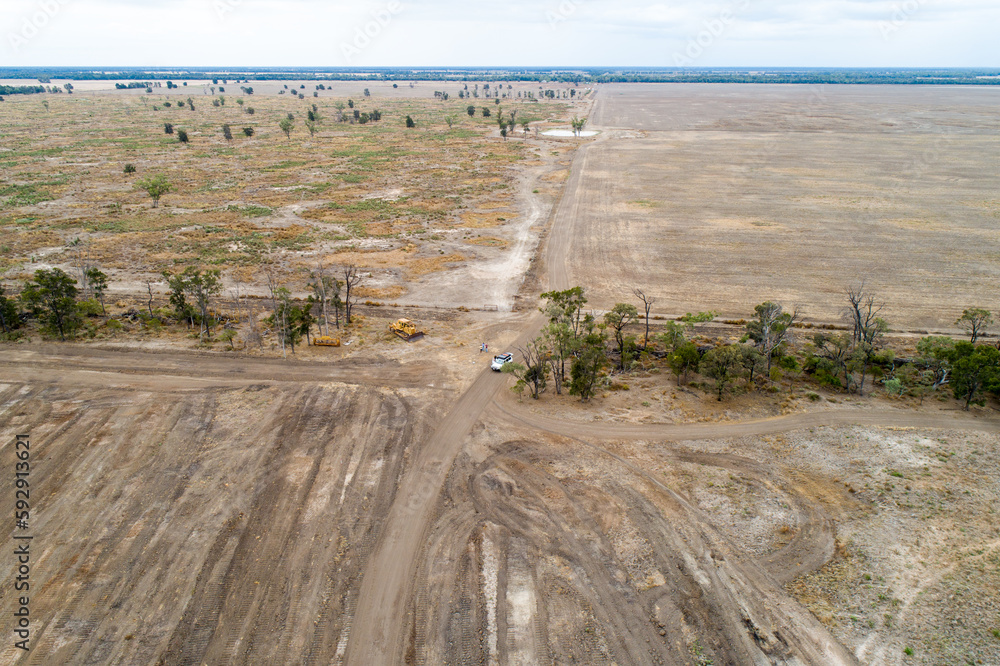 Land getting prepared for farming. Land getting prepared for farming.